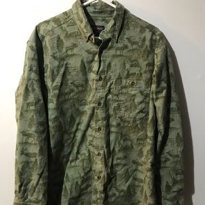 Woolrich button up shirt Sz XL